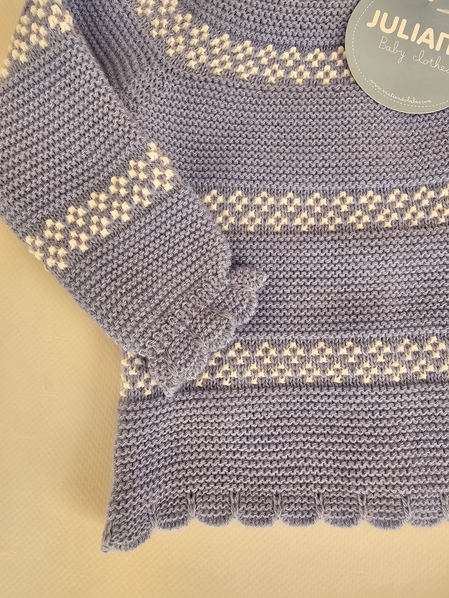 Conjunto tres piezas CIELO/BLANCO