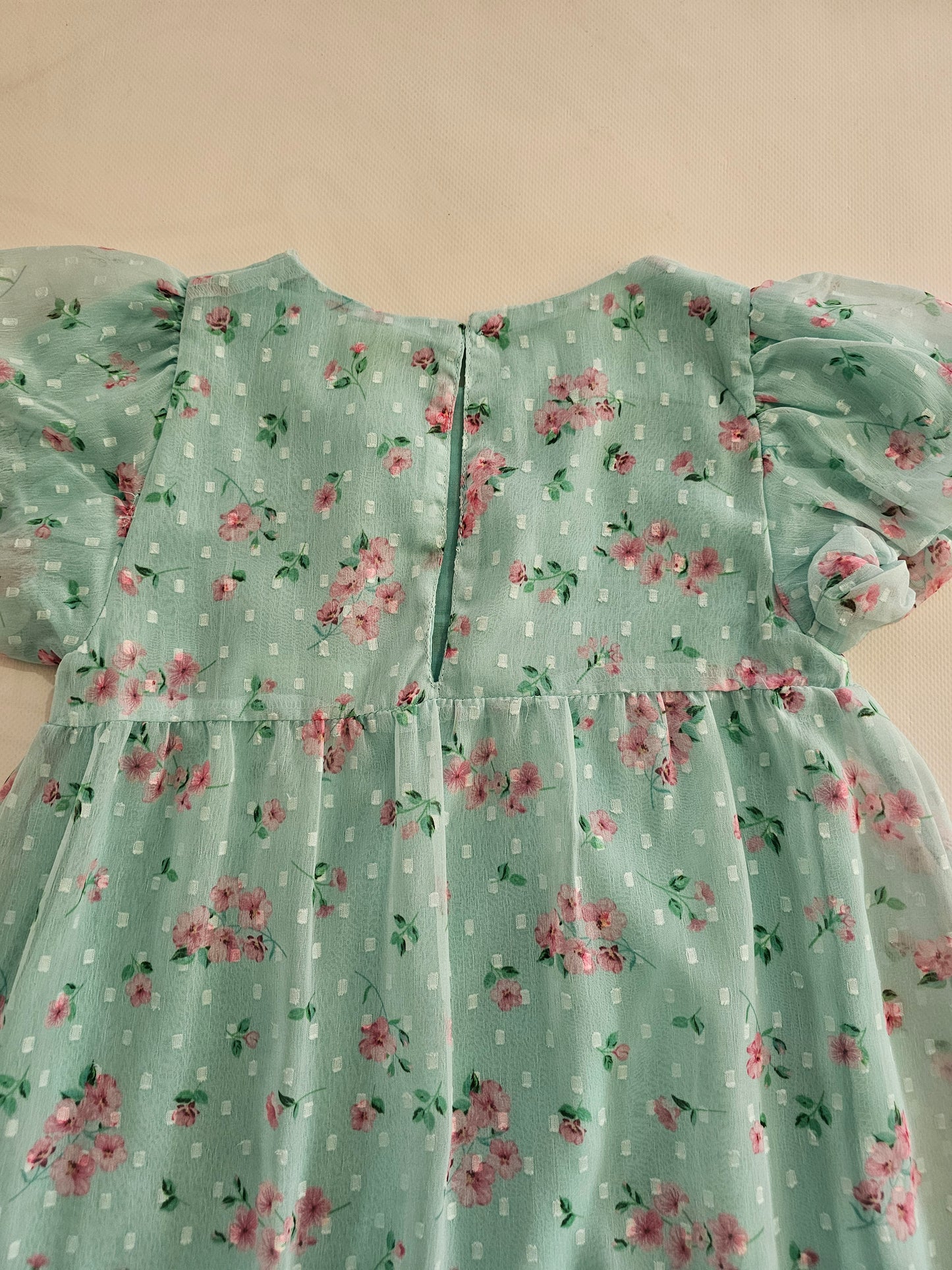Vestido Gasa estampado flores