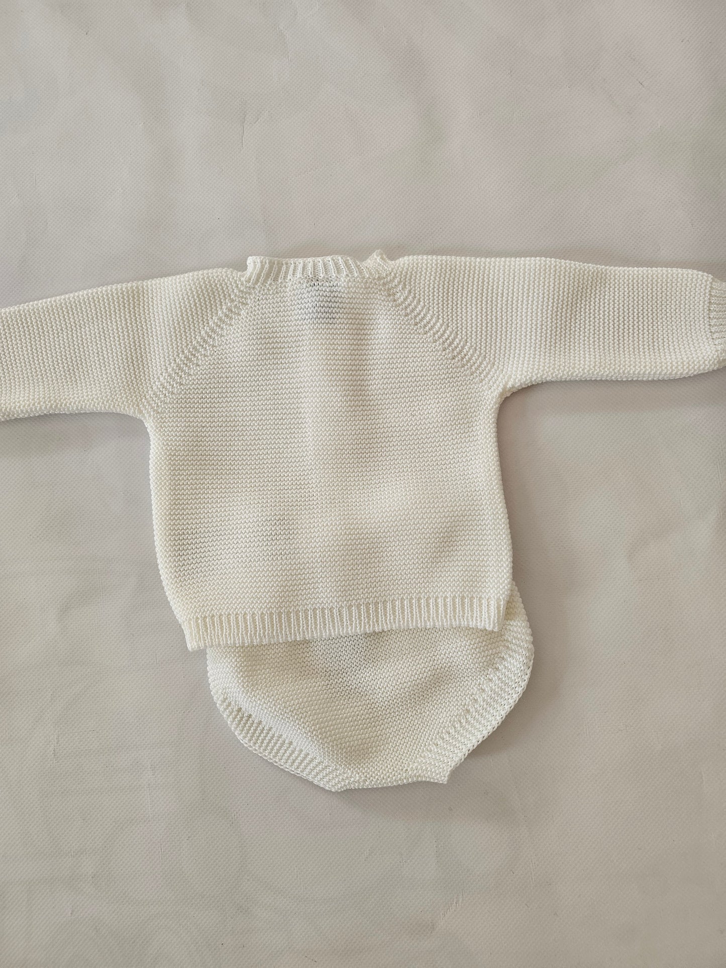 Conjunto dos piezas Crudo