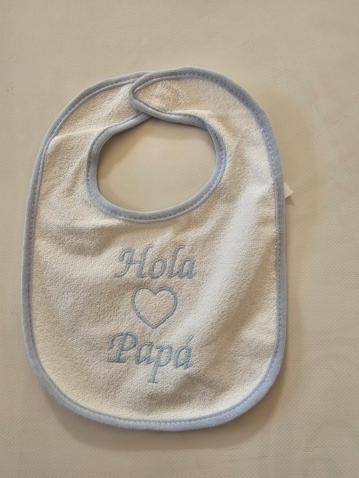 Babero Papá Celeste