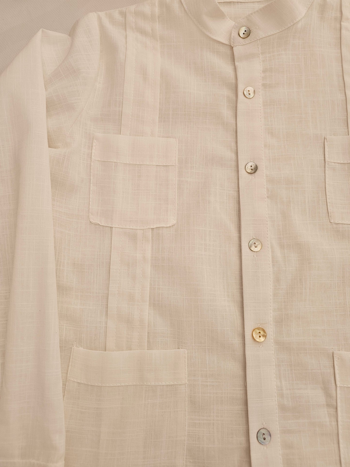 Camisa Cubana Blanca