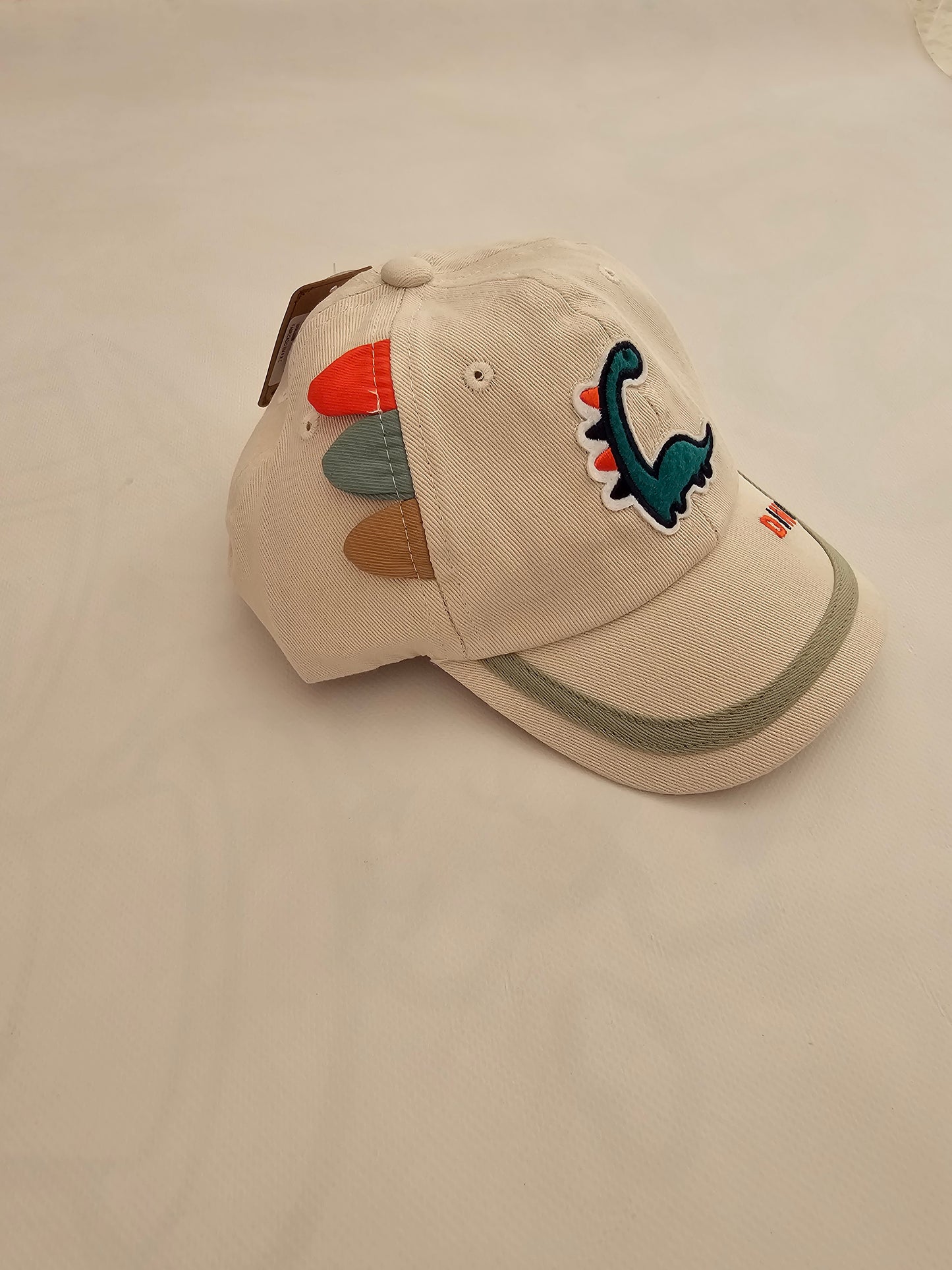 Gorra Dinosaurio Beige