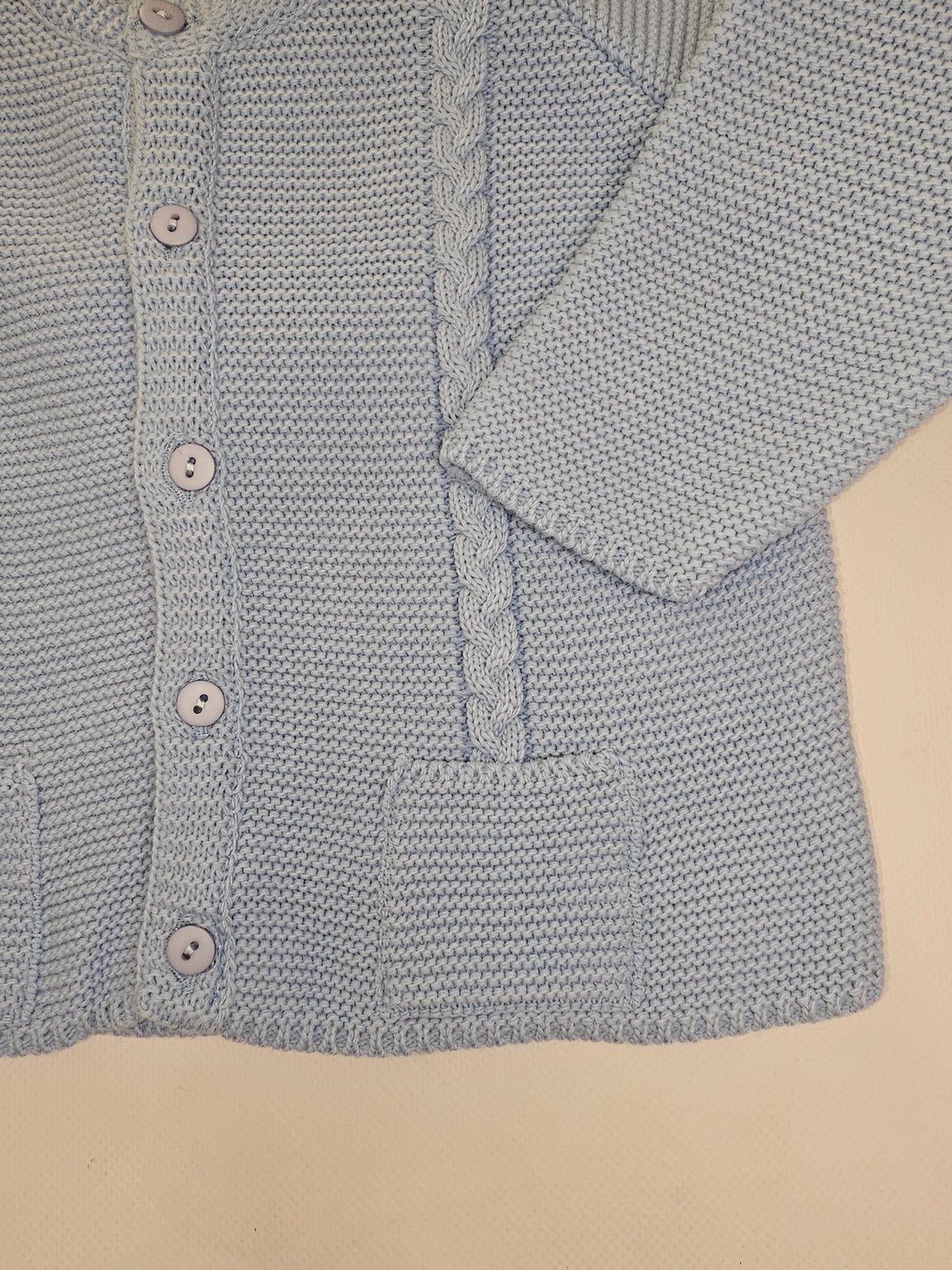 Chaqueta Bolsillos Ochos Cielo
