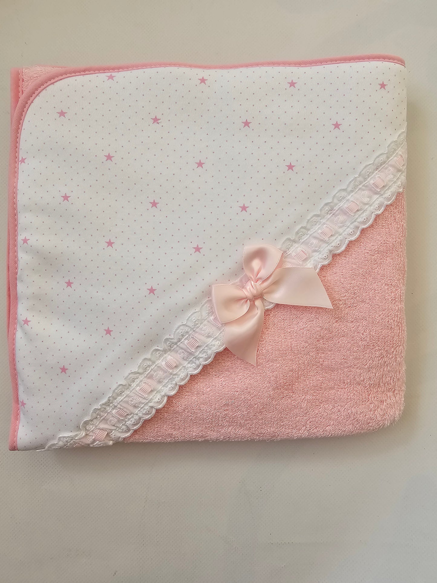 CAPA BAÑO LAZO ROSA