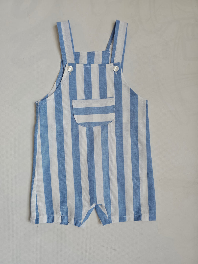 Peto corto Bebé RAYAS Azul y Blanco