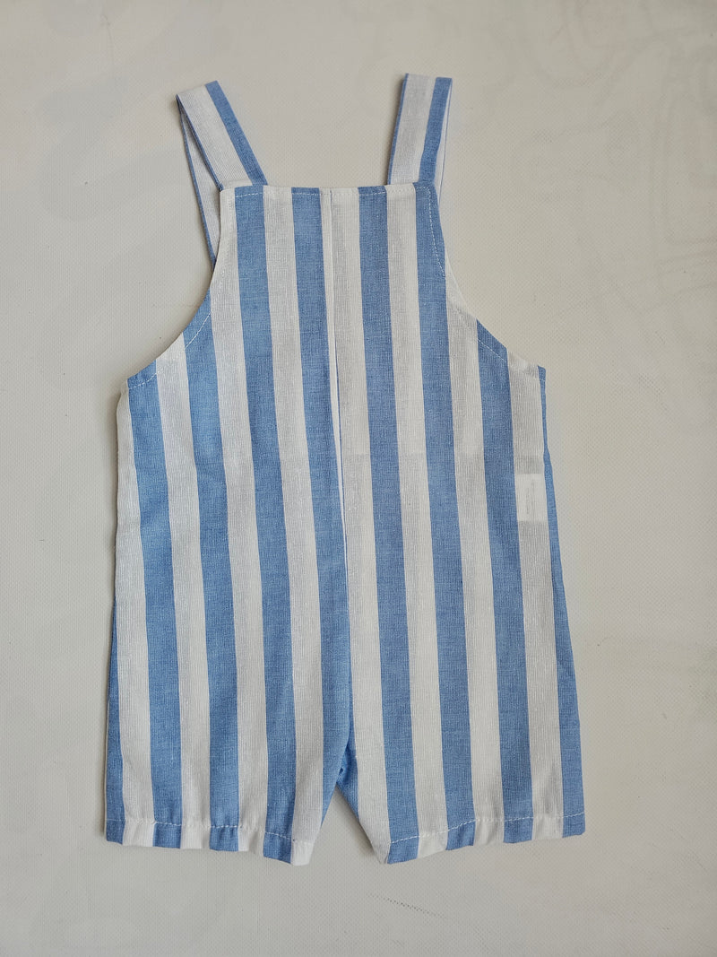 Peto corto Bebé RAYAS Azul y Blanco