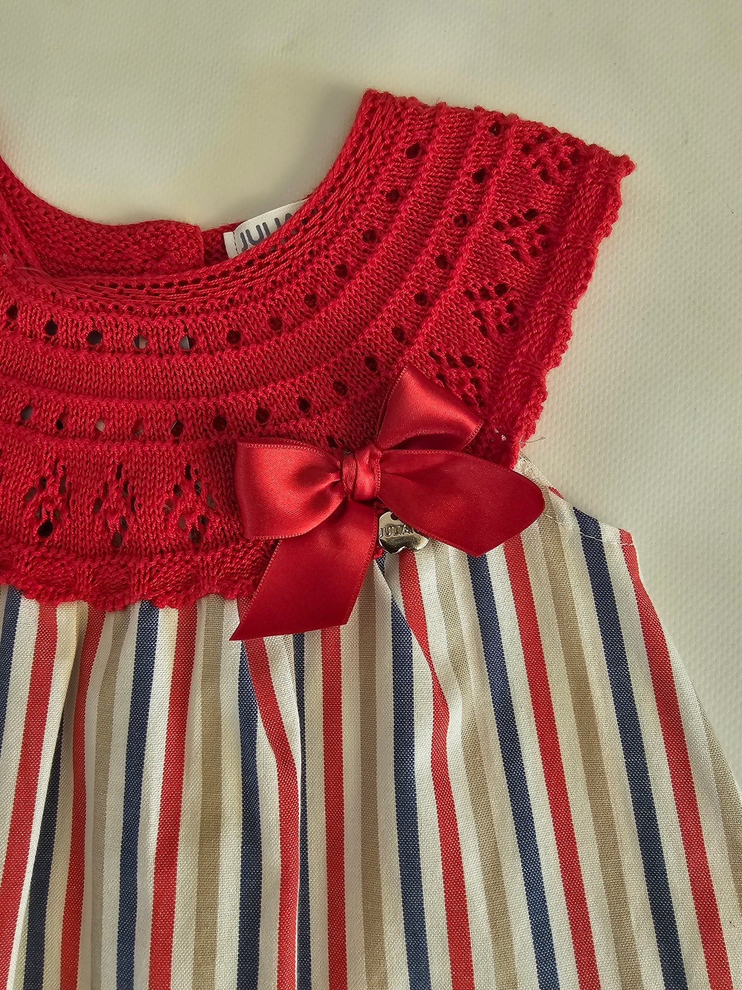 Vestido RAYAS ROJO/MARINO