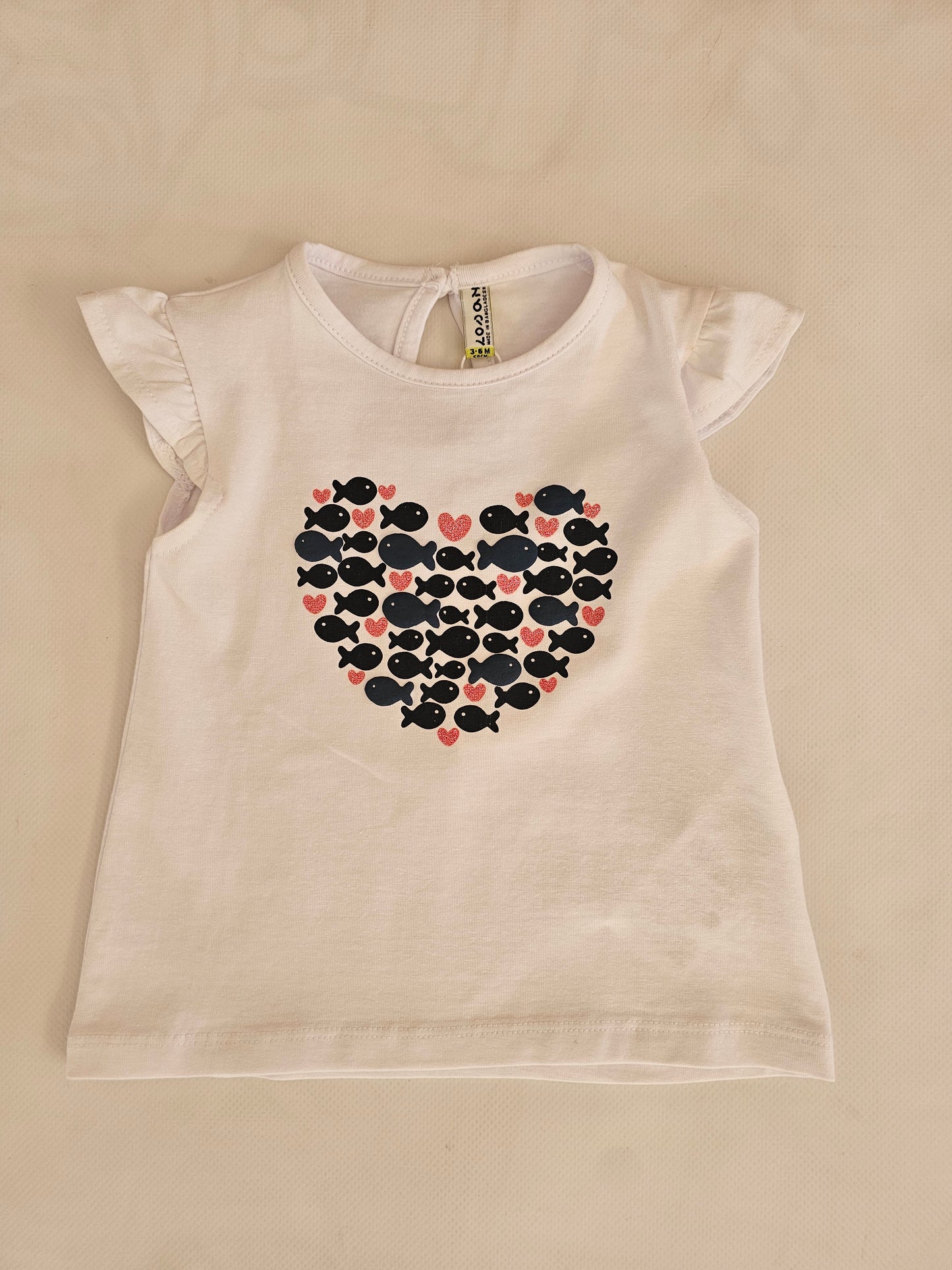 Camiseta CORAZÓN PECES