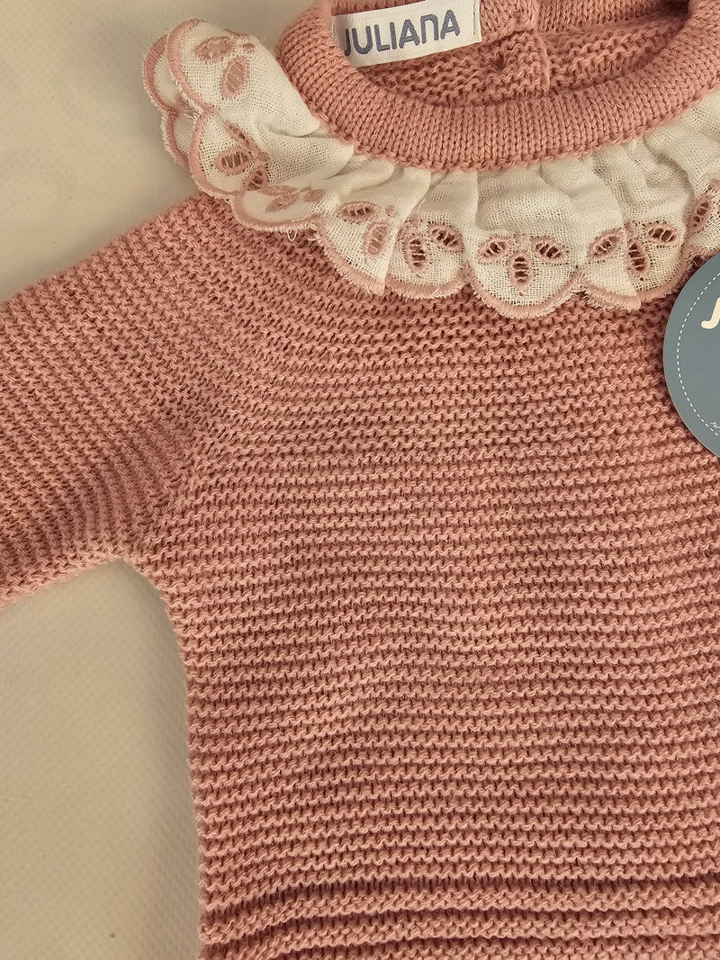 Conjunto tres piezas PUNTILLA