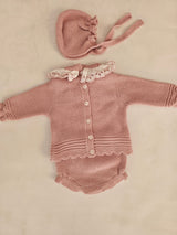 Conjunto tres piezas PUNTILLA