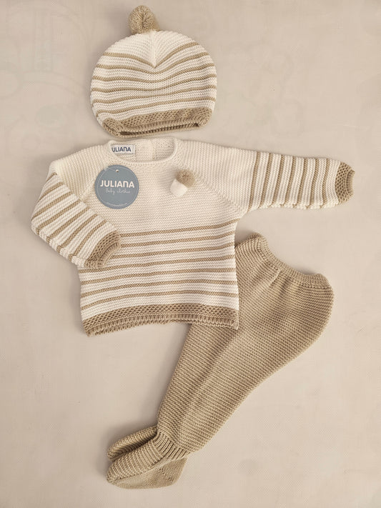 Conjunto tres piezas RAYADO