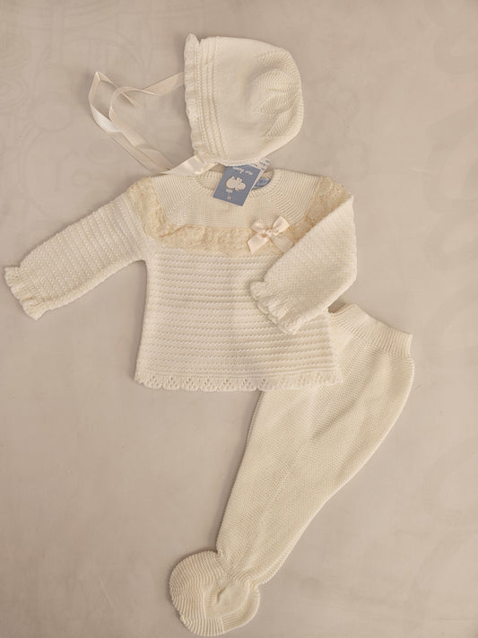 Conjunto tres piezas ENCAJE