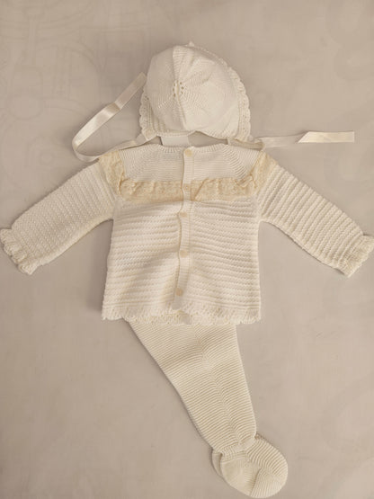 Conjunto tres piezas ENCAJE