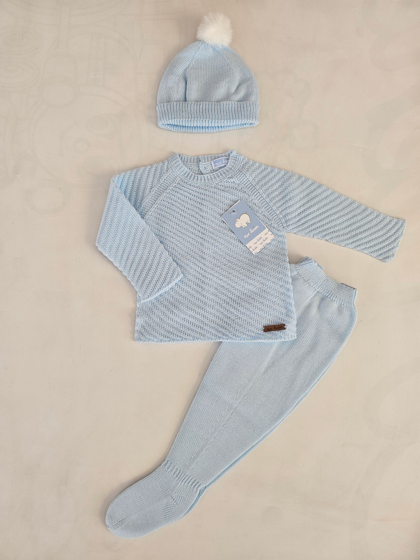 Conjunto tres piezas POMPÓN