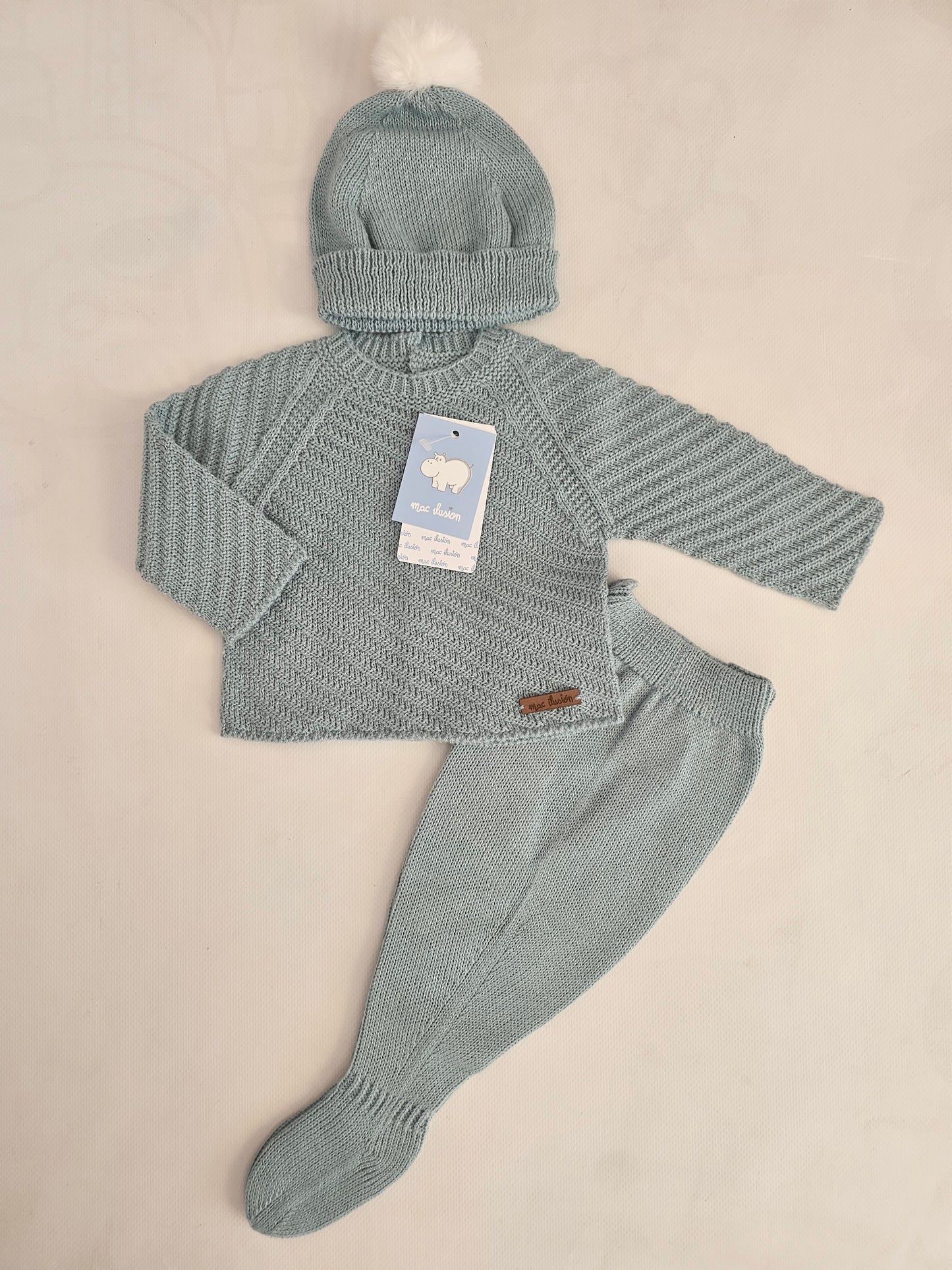 Conjunto tres piezas POMPÓN