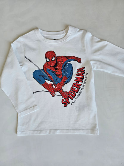 Camiseta blanca SPIDERMAN