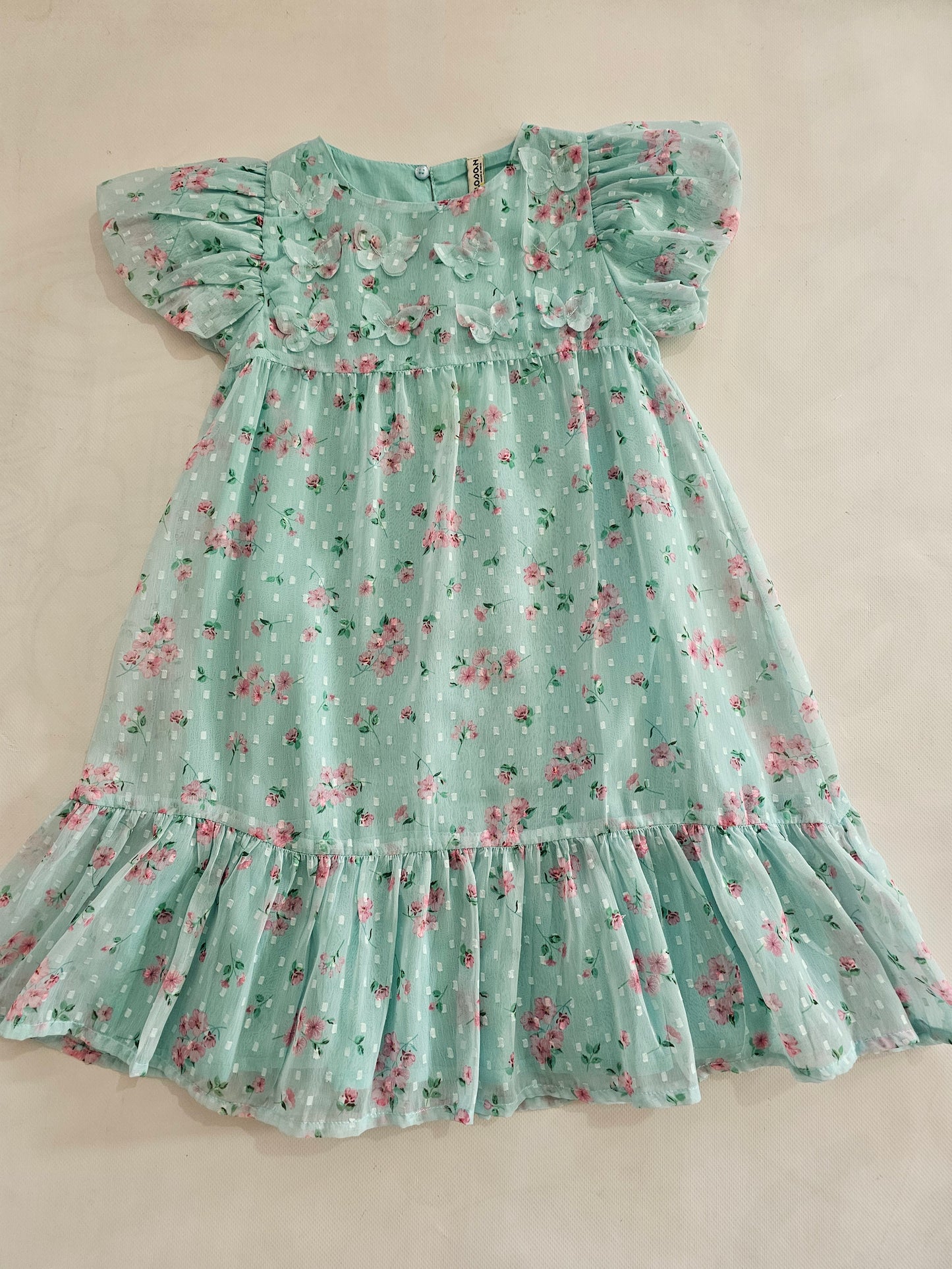 Vestido Gasa estampado flores