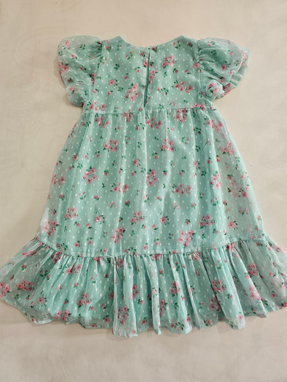 Vestido Gasa estampado flores