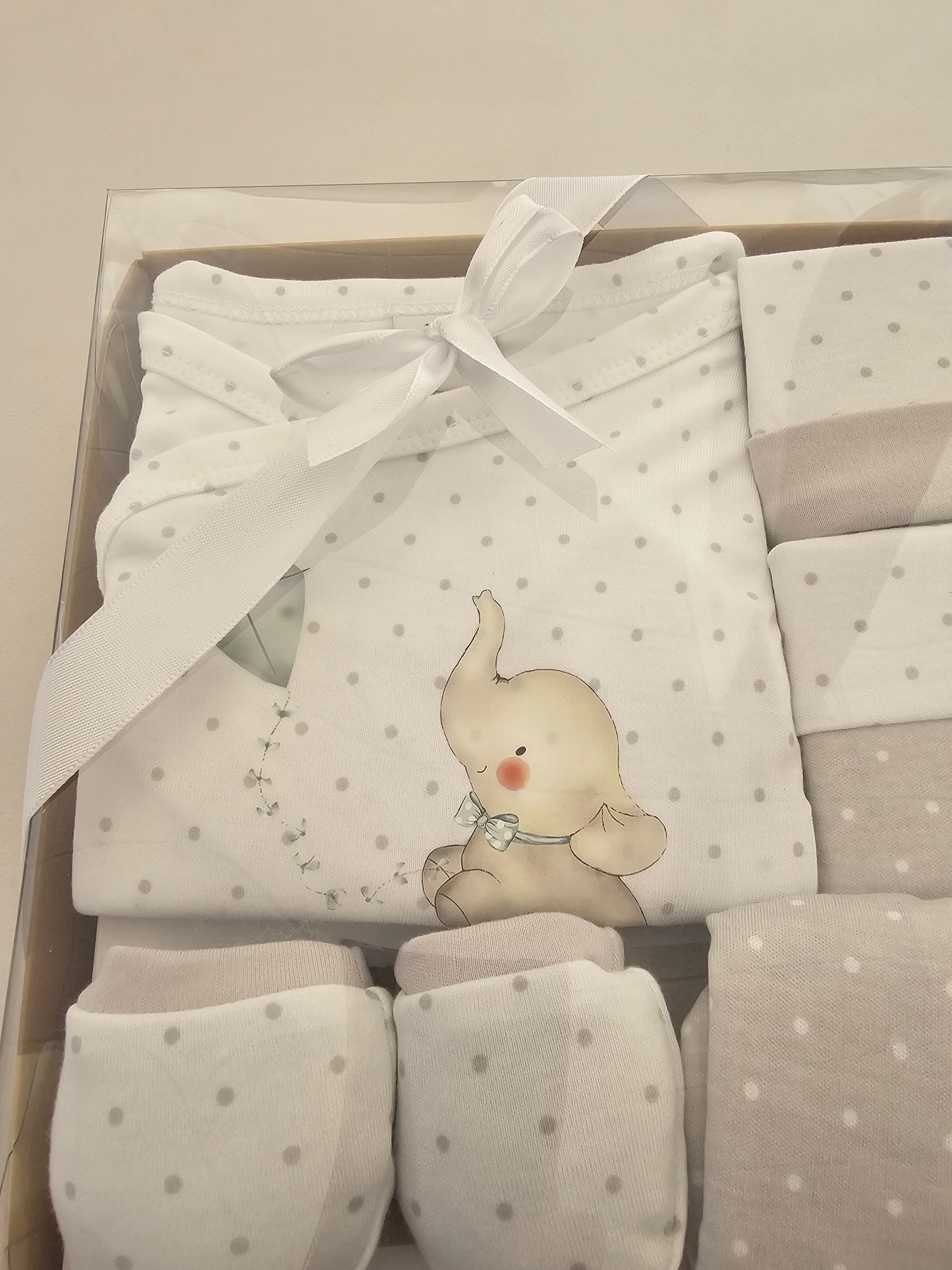 Conjunto primera postura Elefante