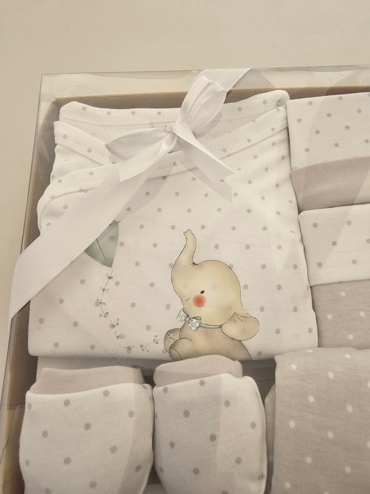 Conjunto primera postura Elefante