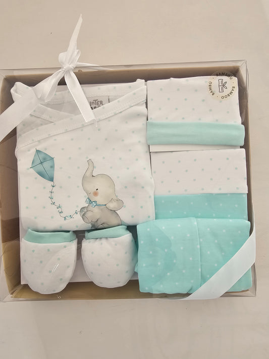 Conjunto primera postura Elefante