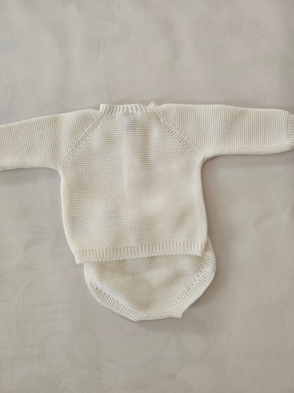 Conjunto dos piezas  Crudo