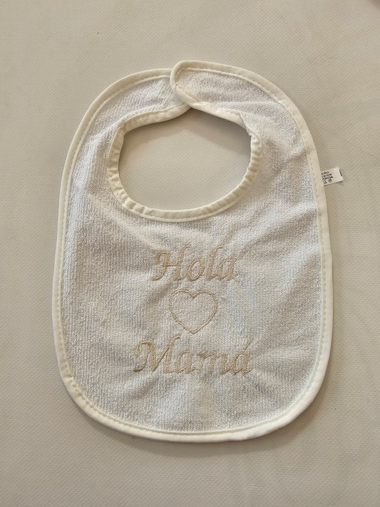 Babero Mamá Beige