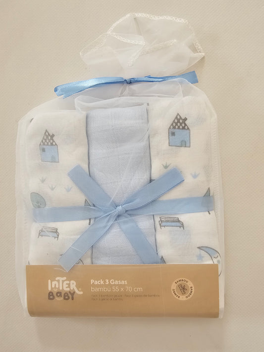 Pack Gasas Bambú Casita