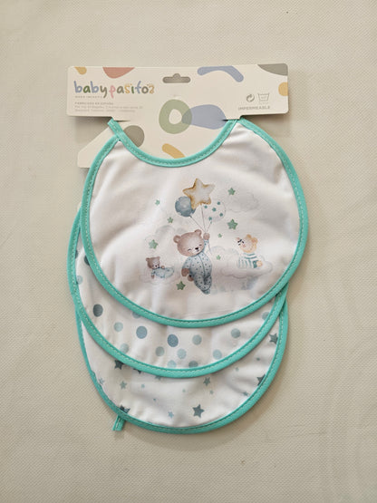 Pack Baberos  Oso Verde