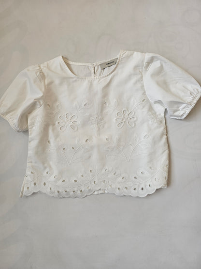 Blusa Perforada Flores