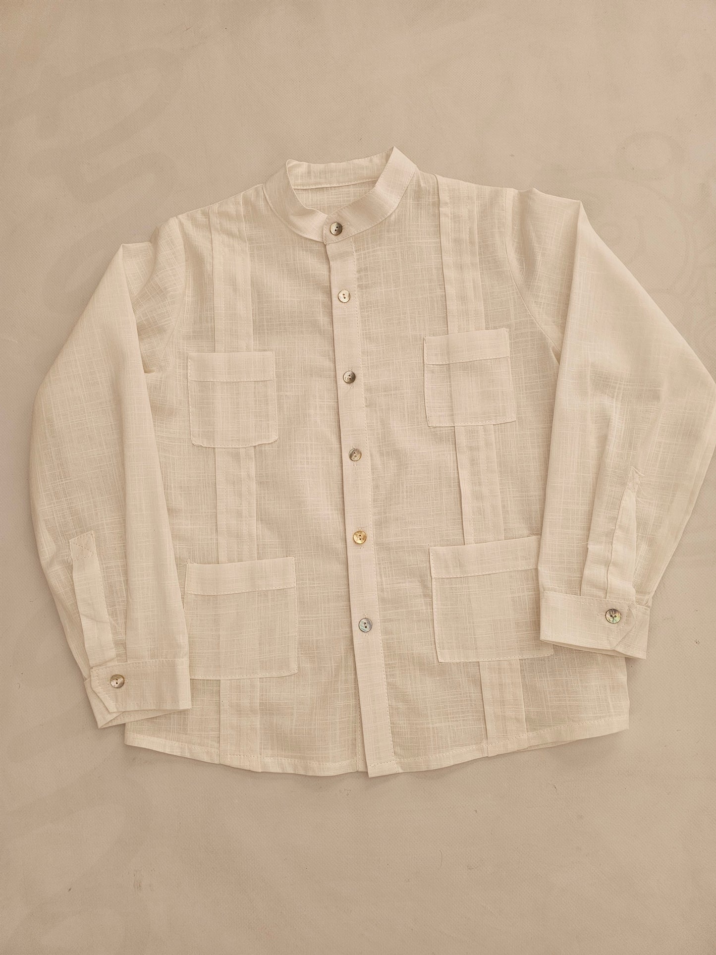 Camisa Cubana Blanca