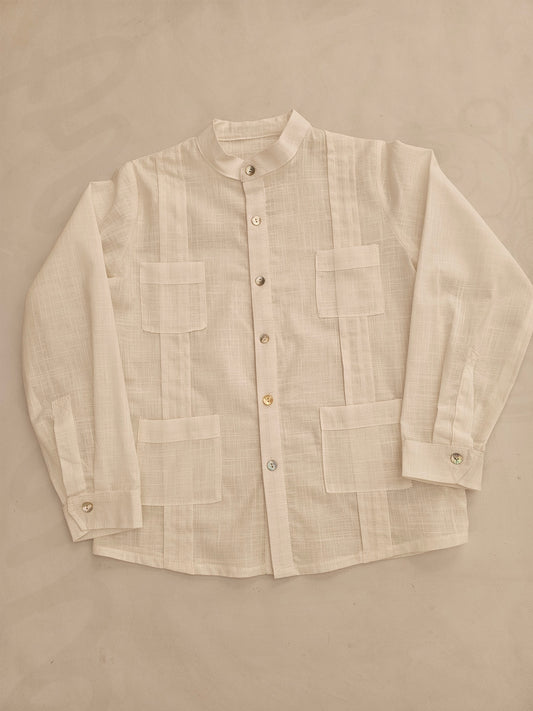 Camisa Cubana Blanca