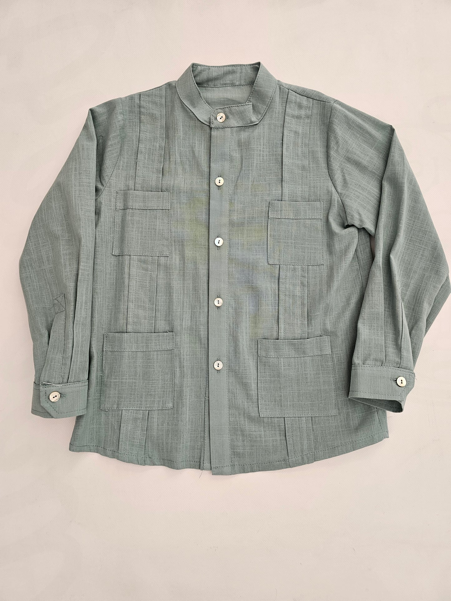 Camisa Cubana Verde