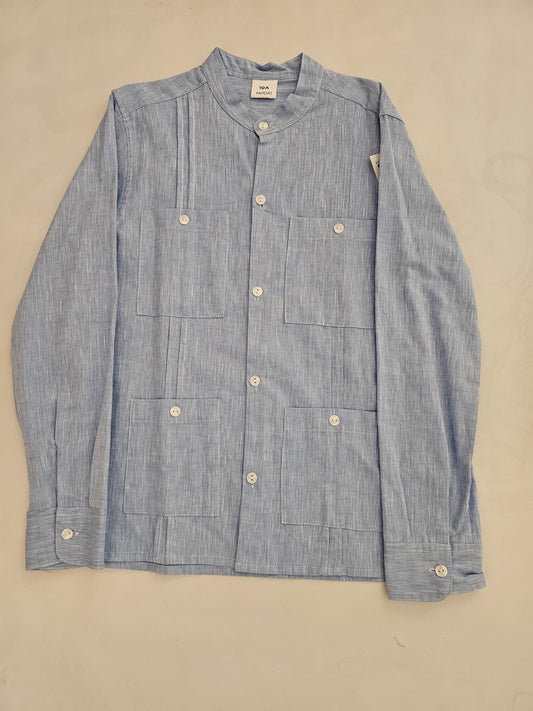 Camisa Cubana Azul