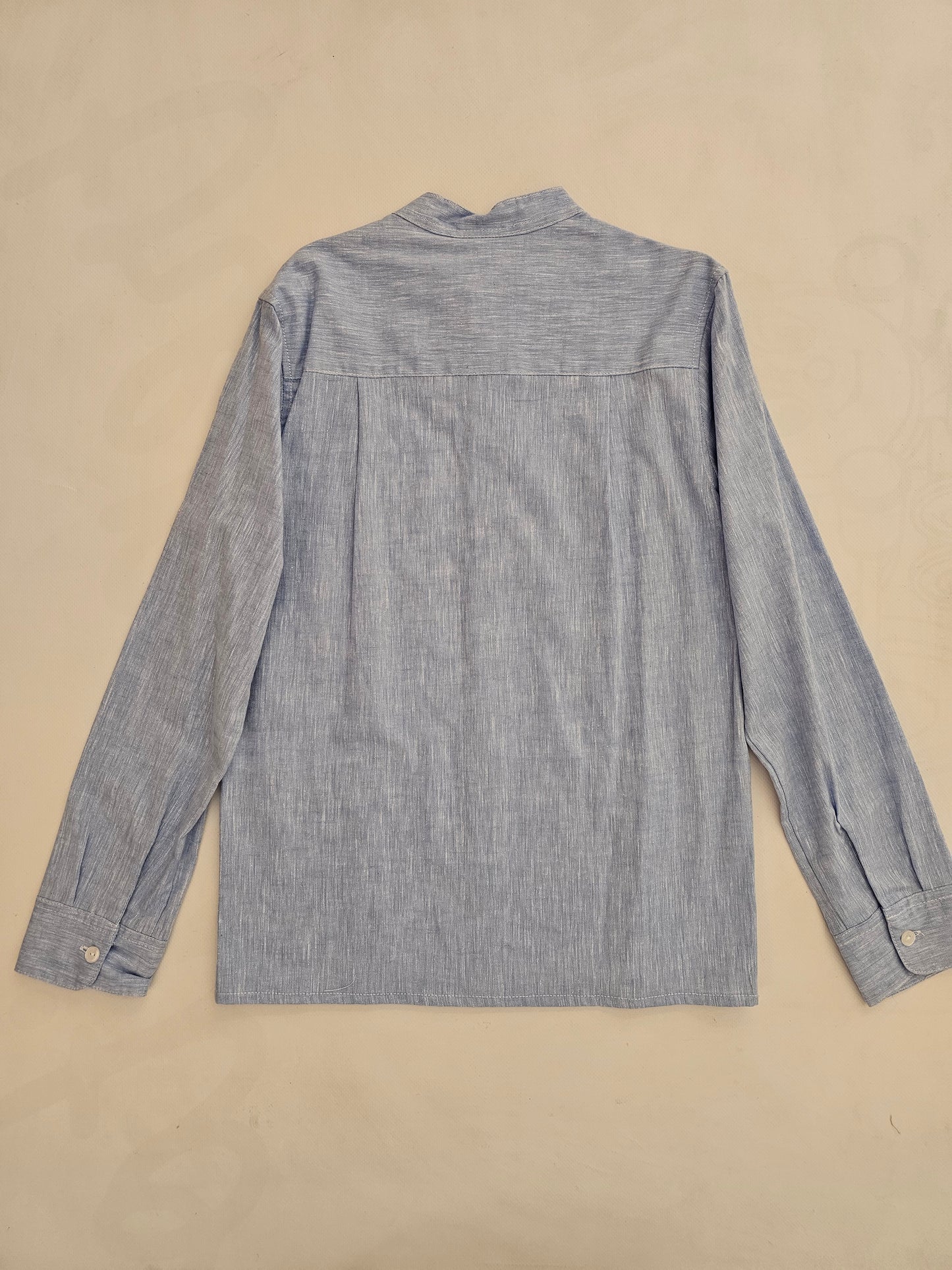 Camisa Cubana Azul