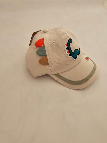 Gorra Dinosaurio Beige