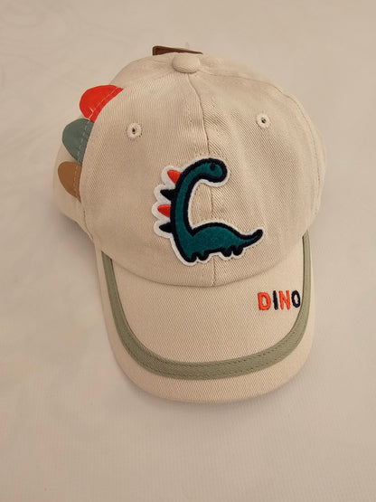 Gorra Dinosaurio Beige