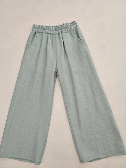 Pantalón Palazo Verde