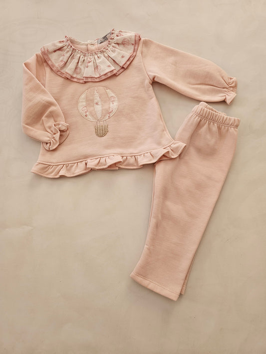 Conjunto  Globo Rosa