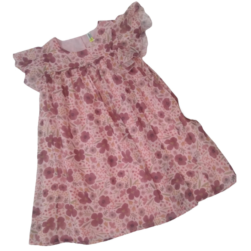 Vestido Gasa - Floreado