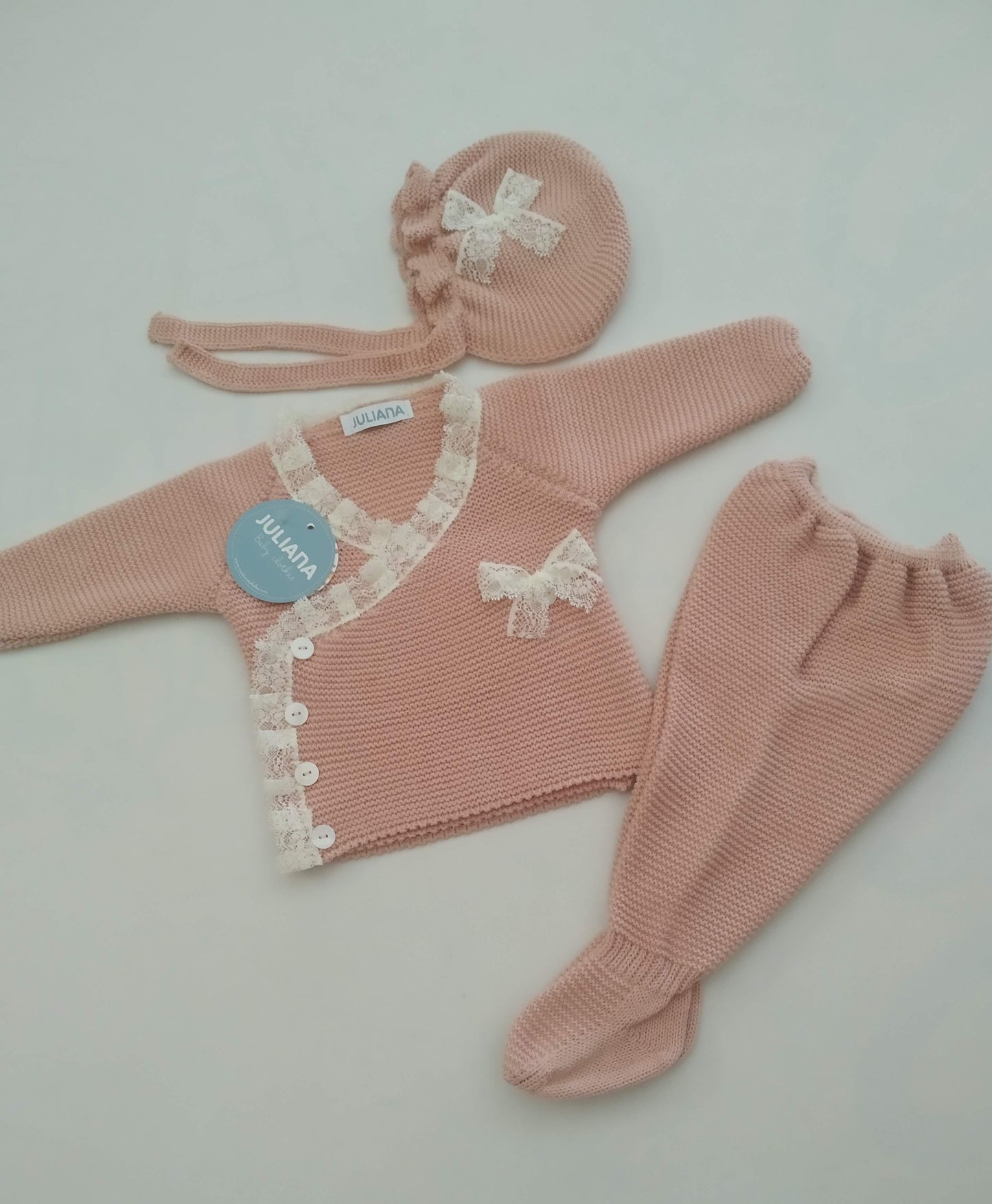 Conjunto tres piezas Puntilla