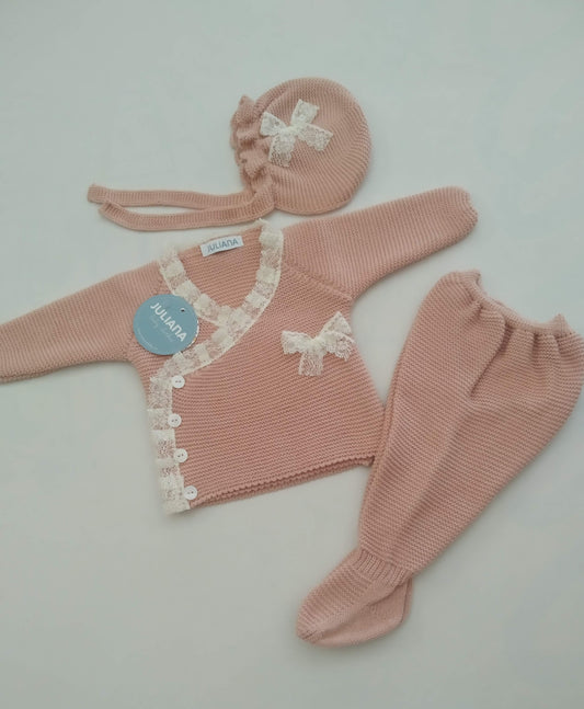 Conjunto tres piezas Puntilla