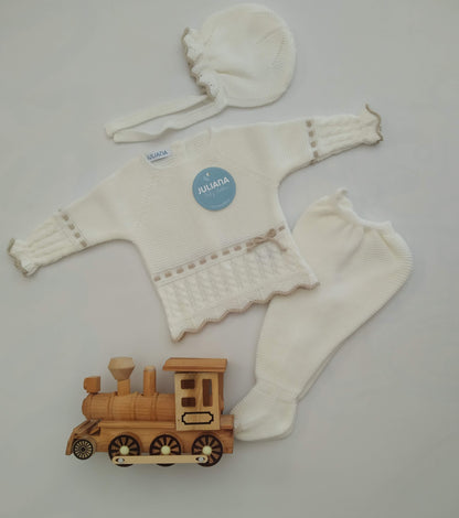 Conjunto tres piezas TRENZAS