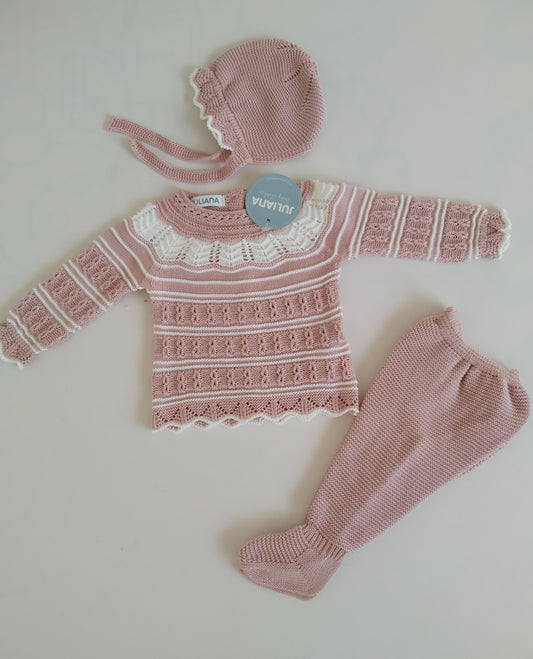 Conjunto bebé tres piezas
