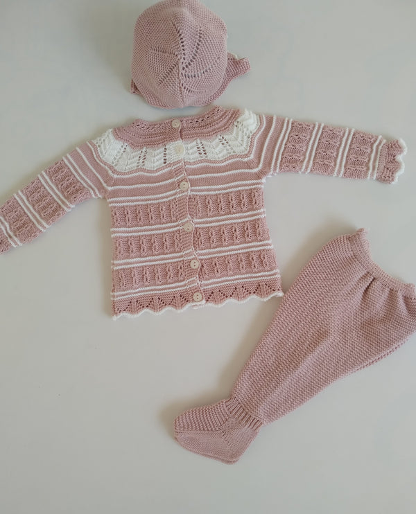 Conjunto bebé tres piezas