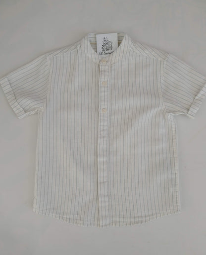 CAMISA RAYAS CUELLO MAO