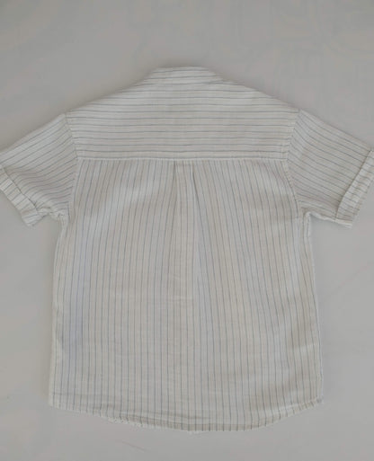 CAMISA RAYAS CUELLO MAO