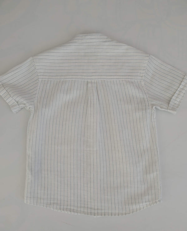 CAMISA RAYAS CUELLO MAO