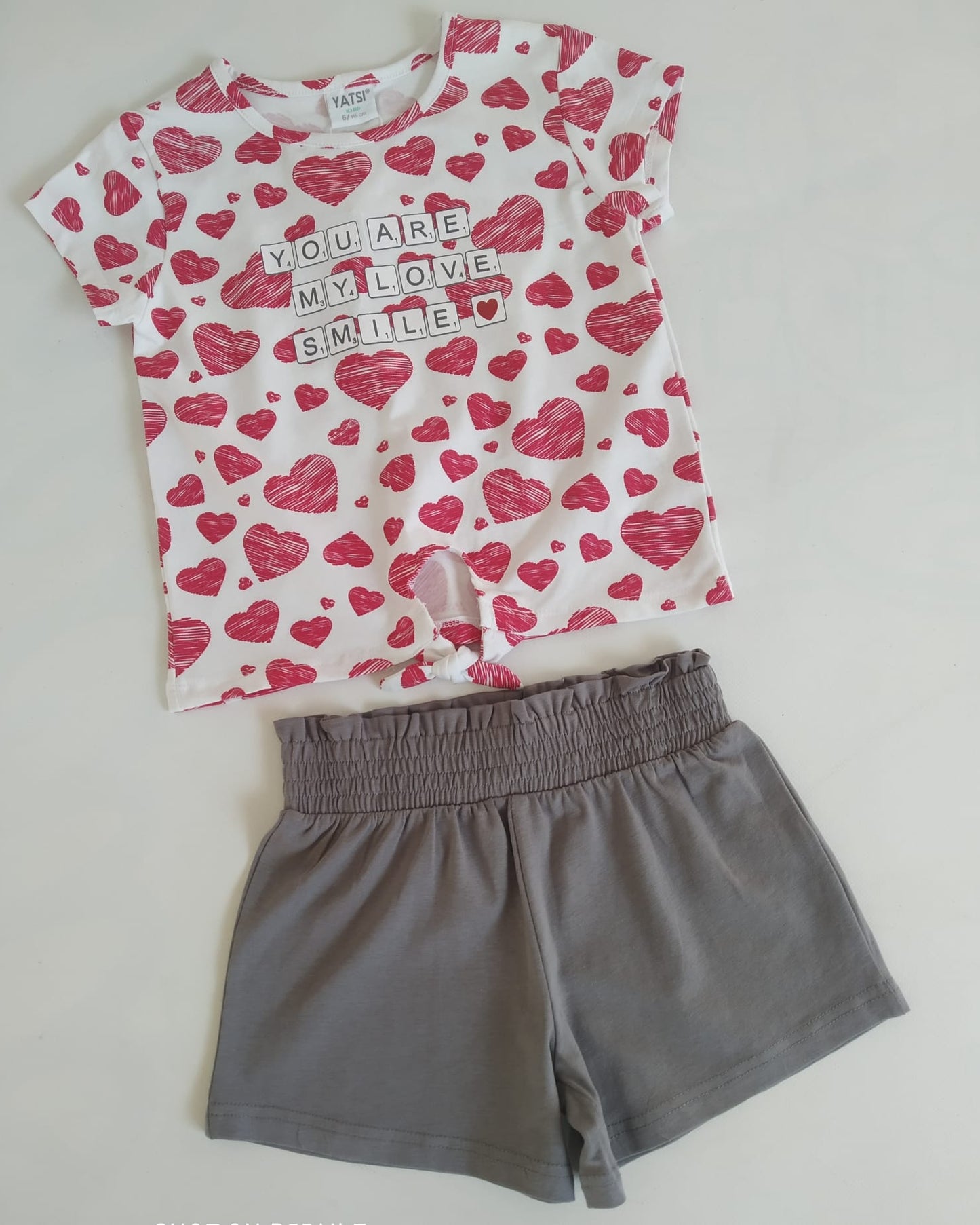 Conjunto Short Corazones