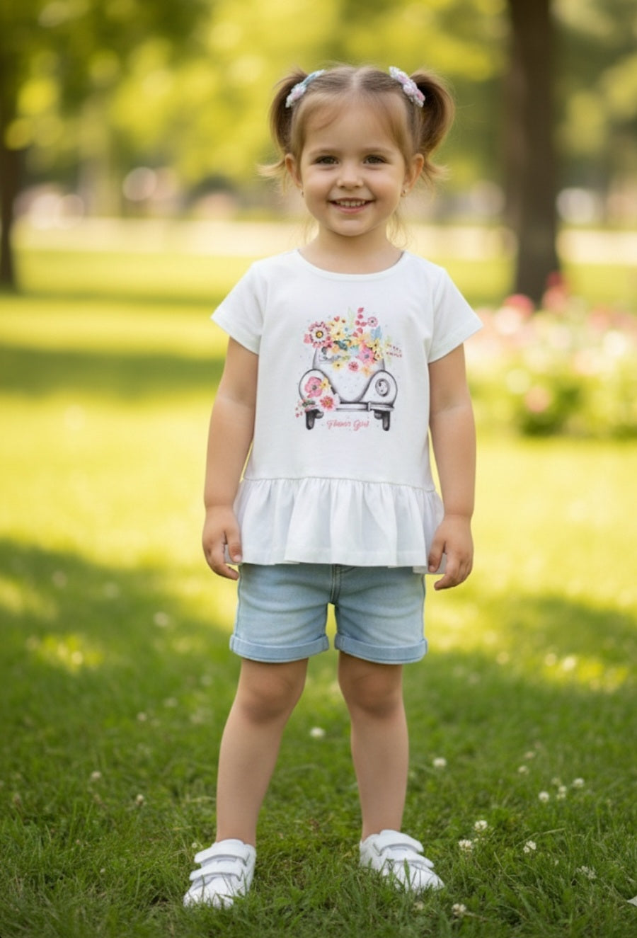 Camiseta Flower Girl
